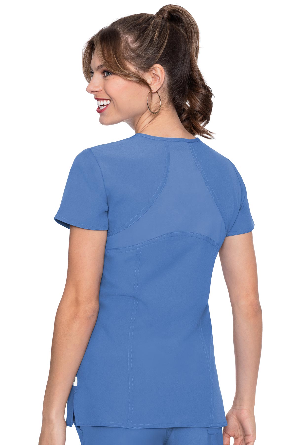 بلوزة Med Couture Activate برقبة على شكل حرف V Racerback 8416